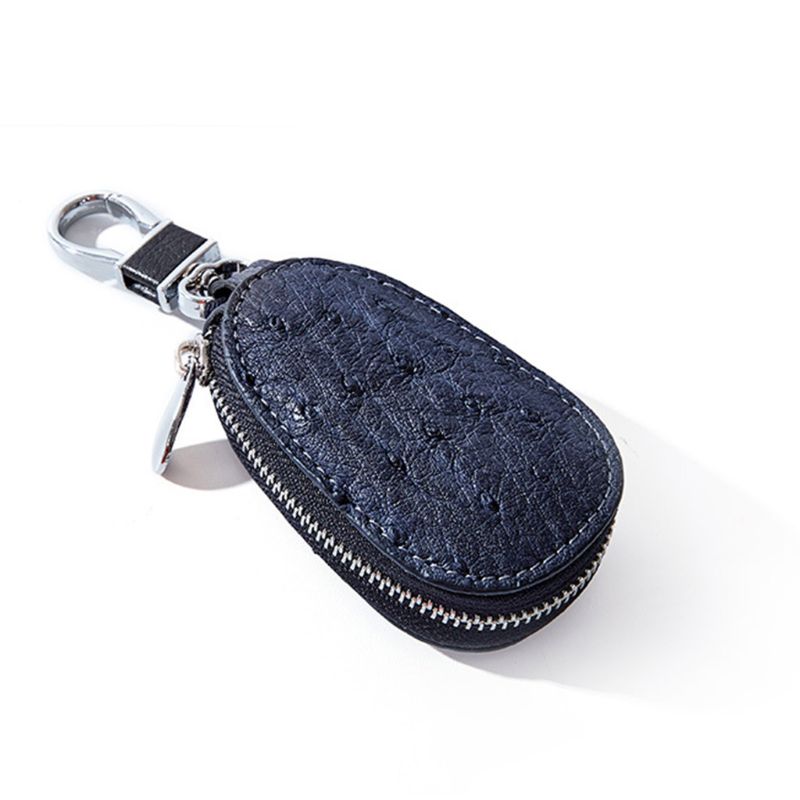 Draagbare pu leren autosleutelhouder portemonnee tas sleutelhanger portemonnee: Db