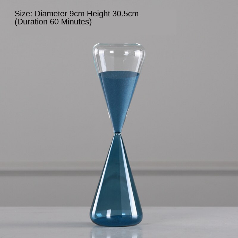 Home furnishings 60 minutes hourglass 30 minutes time recorder 10 minutes blue hourglass time countdown hour glass sand timer: 60min