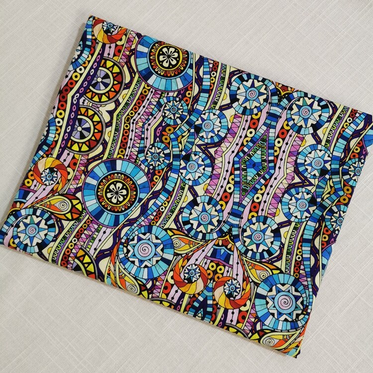 Digitaal bedrukte katoenen stof handgemaakte naaiquiltstoffen basis voor patchwork handwerk doe-het-zelf handgemaakte stof: Koningsblauw