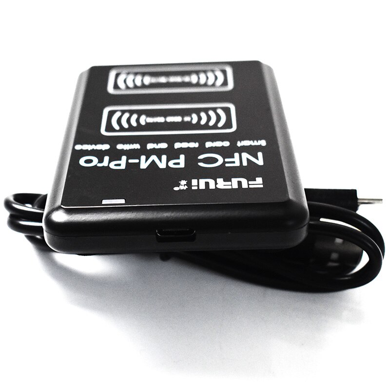 PM-Pro English RFID Copier Duplicator 125KHz Key Fob NFC Reader Writer 13.56MHz Encrypted Programmer USB UID Copy Card Tag