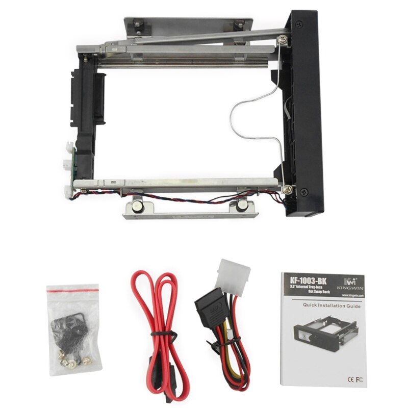 Aluminium Desktop Optische Drive Beugel 3.5 Inch Mechanische Harde Schijf Extractie Doos Seriële Harde Schijf Cartridge Ke