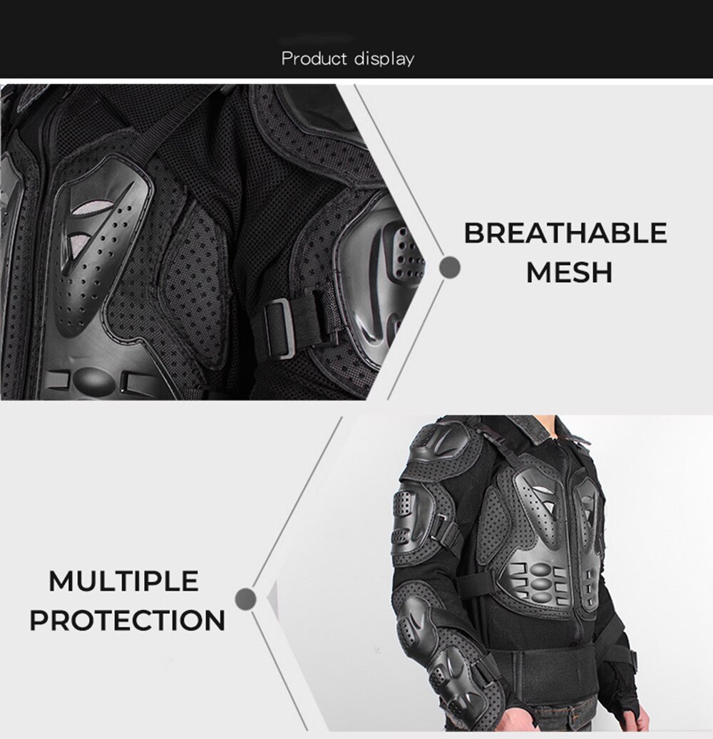 Motocross Armor Atv Full Body Protector Jassen Racing Kleding Pak Moto Motorfiets Rijden Beschermende Kleding Jassen