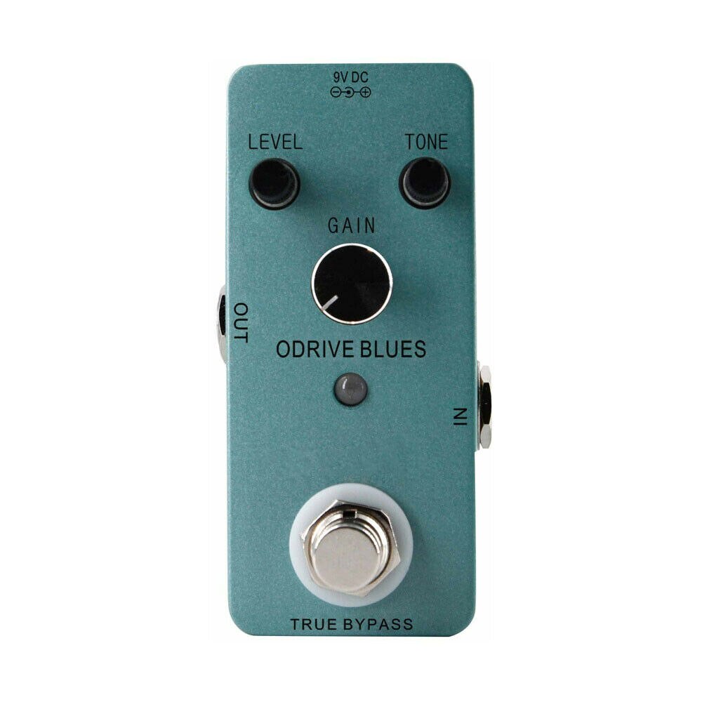 Guitar Effect Pedal Odriver Blues Music Style Overdrive Pedal True Bypass Electric Footswitch Processor Distortion Tuner