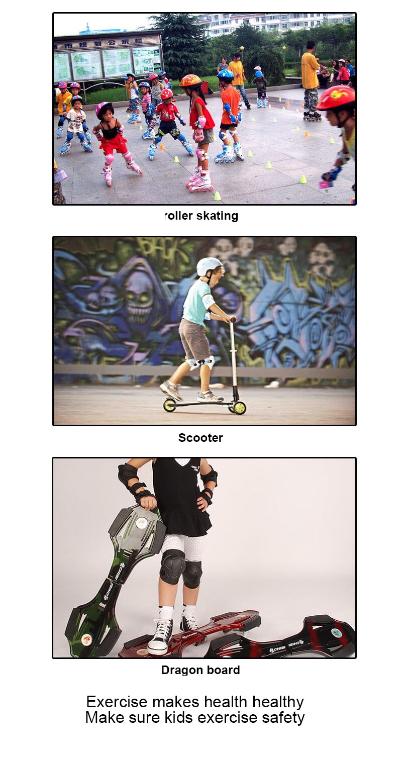 1Set Kids Adjustable Helmet Toddler Helmet For Kids 3-12 Years Girls Boys Sport Protective Gear Set Knee Elbow Wrist Pads