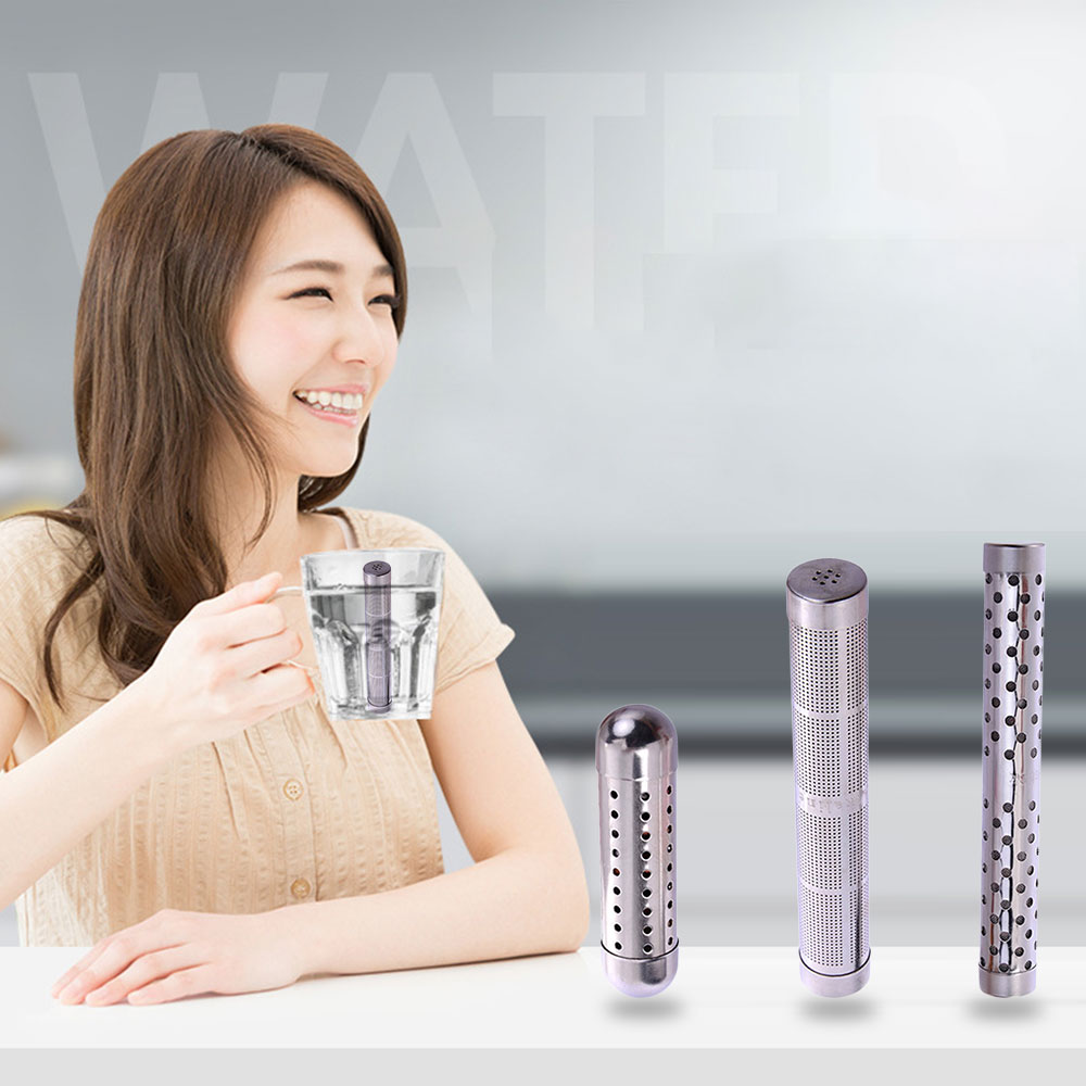 Water Purification Rod Alkaline Water Stick Antioxidant PH Hydrogen Negative ION Ionizer Mineral Bottle Purifier Filter
