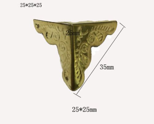2 st/lot metall säkerhetshörnskydd konstverk bord kantskydd barn kant &amp; hörnskydd med 4 st skruv