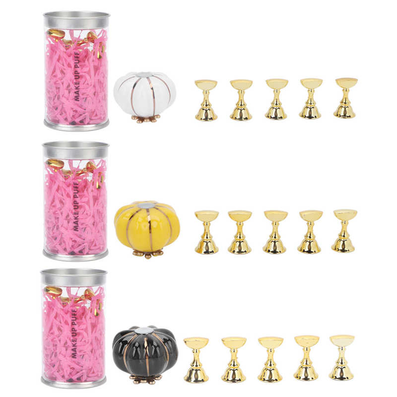 Arte do prego expositor magnético metal cerâmica prego prática estande profissional elegante portátil para salão de beleza em casa para iniciantes