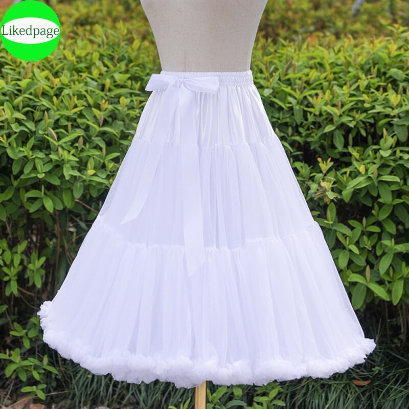 Jupon Crinoline VCCICANY – 6 Cerceaux, Longueur Au Sol, Tulle – Pour Robe De Mariée, Bal, Occasion Spéciale