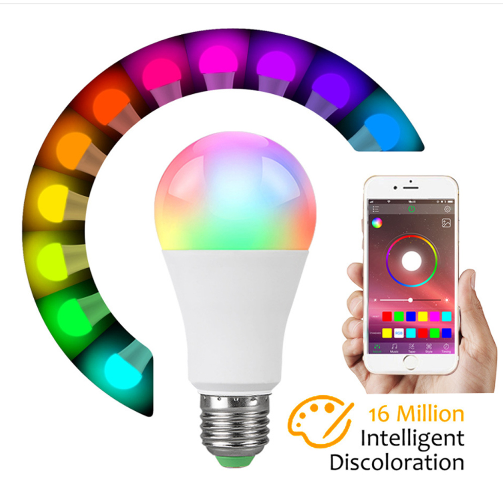 LED Lampjes Kleur Veranderende Lamp Dimbare Smart Draadloze Bluetooth Lamp voor Thuis Tafel Lampen Compatibel IOS/Android