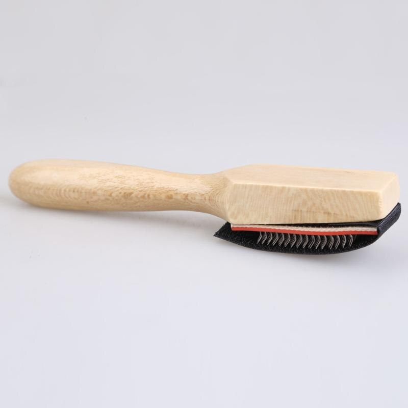 Scarpe di legno Spazzole per pulizia Camoscio Suola Filo Spazzole da scarpe di Pulizia Scarpe Da Ballo spazzola più pulito Calzature Strumento