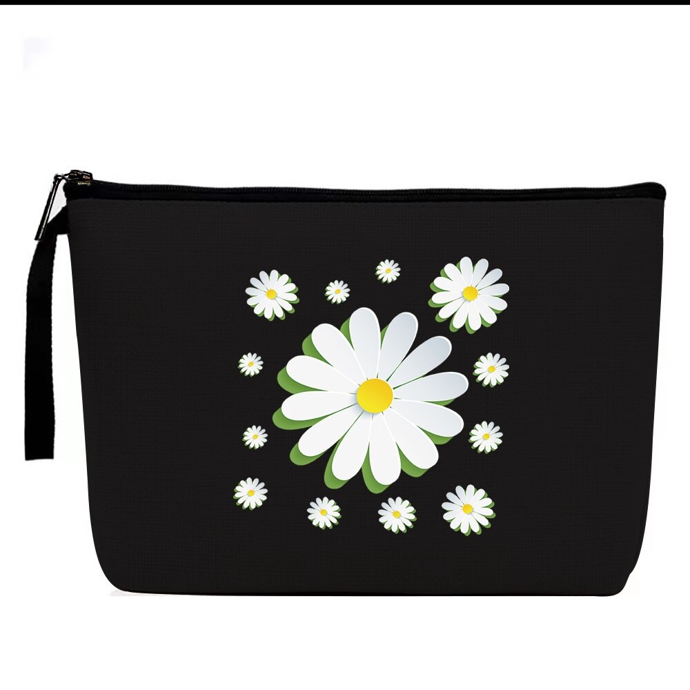 Cosmetische Tas - 3D Print Linnen - Ritsluiting - Reistoiletartikelen Organizer Pouch: 4 3D013