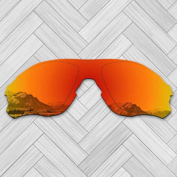 E.O.S 20 + Opties Lens Vervanging voor OAKLEY EVZero Path Zonnebril: Fire Red Mirror