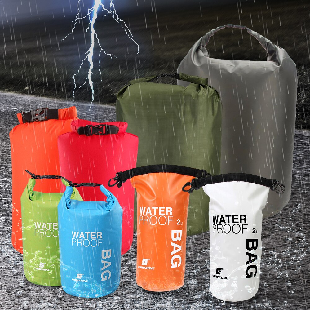 Sports Waterproof Dry Bag Backpack Floating Boating Rafting Kayaking Camping Hiking River Swimming Travel Kits 2L/8L/40L/70L