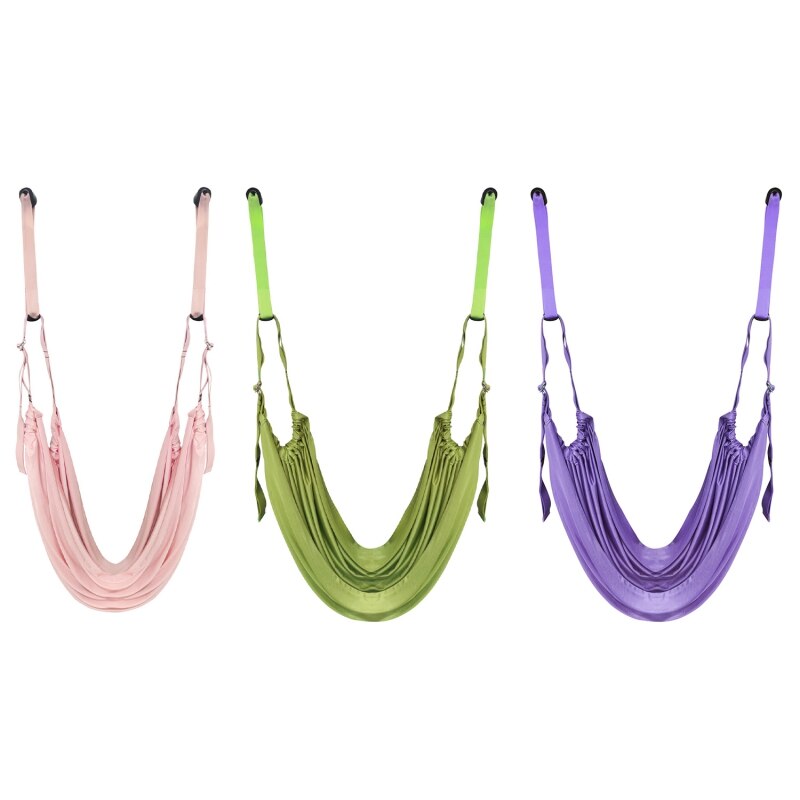 Aerial Yoga Rope Open Hip Stretch Yoga With Inverted Rope Pull Stretch Belt Splits Lower Waist Trainer