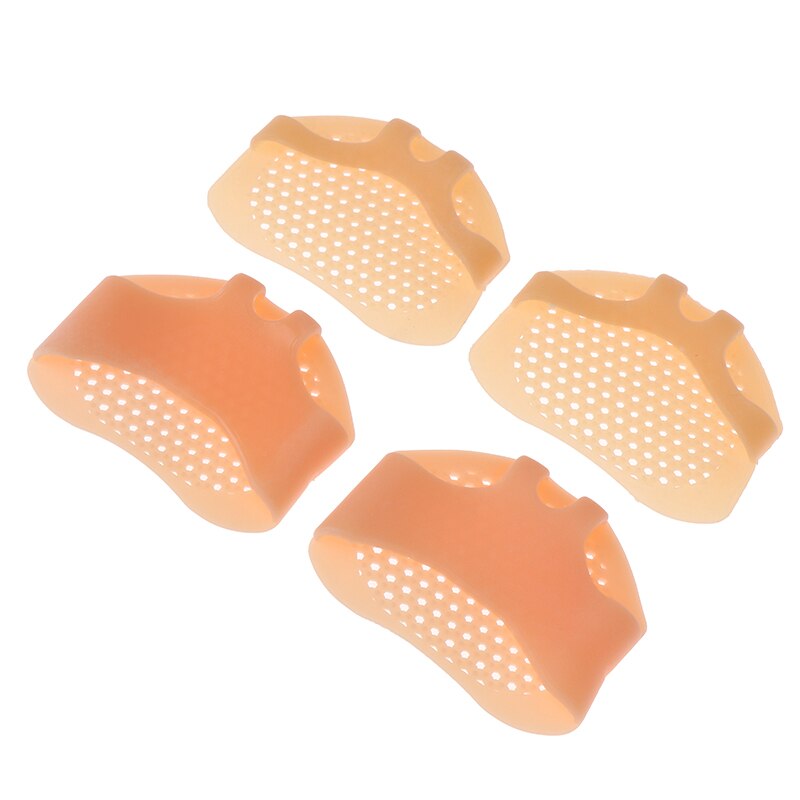 1 Paar Inlegzolen Voorvoet Pads Voor Vrouwen Hoge Hak Schoenen Voet Blister Care Tenen Insert Pad Siliconen Gel Binnenzool Pijn relief