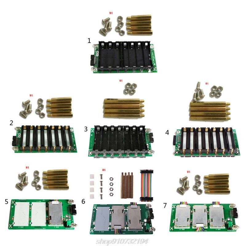 7S Power Muur Balancer Pcb Module Power Bank Case 18650 29.4V Batterij Houder 20A 40A 60A Batterij Doos bescherming Boord O30 20