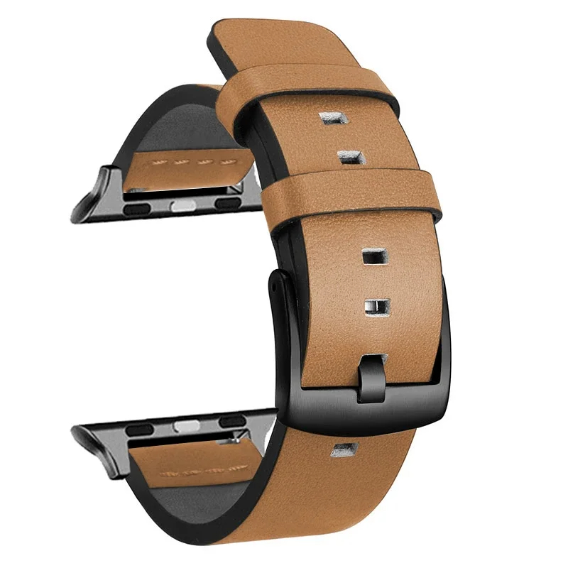 Lederarmband für Apfel Uhr Ultra 2 Band 49 mm 9 8 7 45 mm 41 mm Hochwertiges Armbinde für IWatch Serie 6 SE 5 4 44 mm 40 mm: 20 / 天空蓝