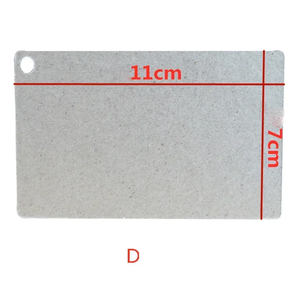 Hojas de placas de mica para horno microondas, hoja de mica, guía de ondas, cubierta de guía de ondas, placas, piezas de electrodomésticos: Blanco