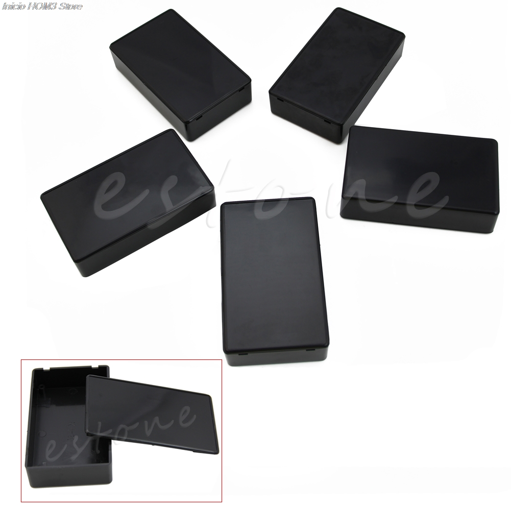 Coffret de projet électronique en plastique 5 pièces | Boîtier d'instruments, étui de bricolage, neuf directe