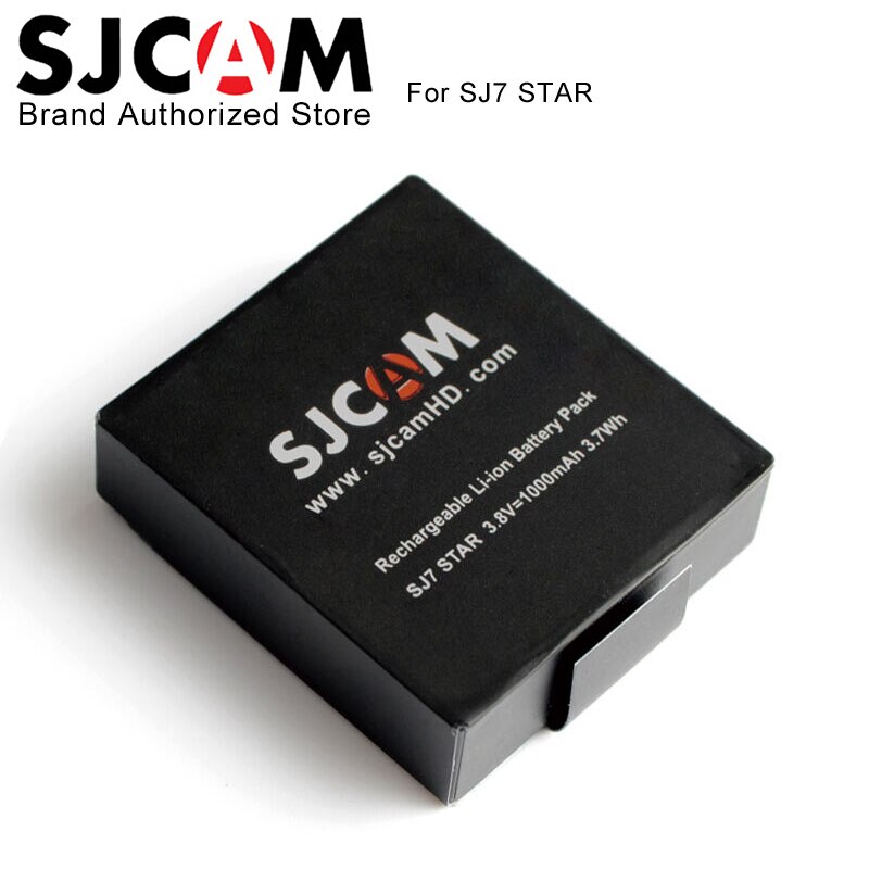 Originele SJCAM SJ7 Ster Batterij 3.8 v 1000 mah Oplaadbare Li-Ion Batterij voor SJ Cam SJ7 Sport Actie DV Camera accessoires