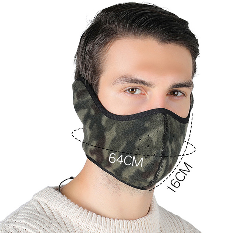 Hiver Thermique Masque Épaissir Polaire Coupe-Vent Hautement Respirant Hommes Femmes Ski Cyclisme Accessoires de Sport En Plein Air