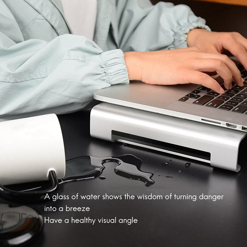 ORICO Computer Monitor Stand Geeignet für Laptop Desktop-Computer Monitor Stand Basis Erhöht Aluminium Legierung Lagerung Halterung