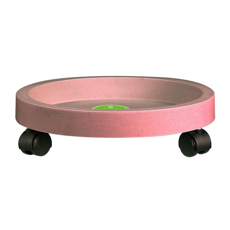 Plant Round Movable Flower Pot Tray Holder With Caster Wheels Dolly Pallet rotate 360 degrees Resin Caster Wheel Plant Tray