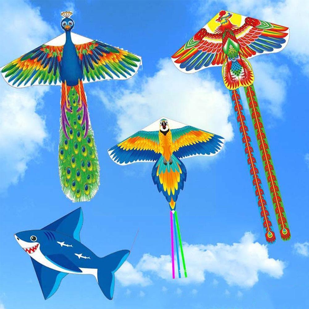 Shark Kite-flying Children Kite Factory For Kids Reel Kite Factory Animal Dolphin Squid Kite Weifang Outdoor Toy Flying Bi G9f8