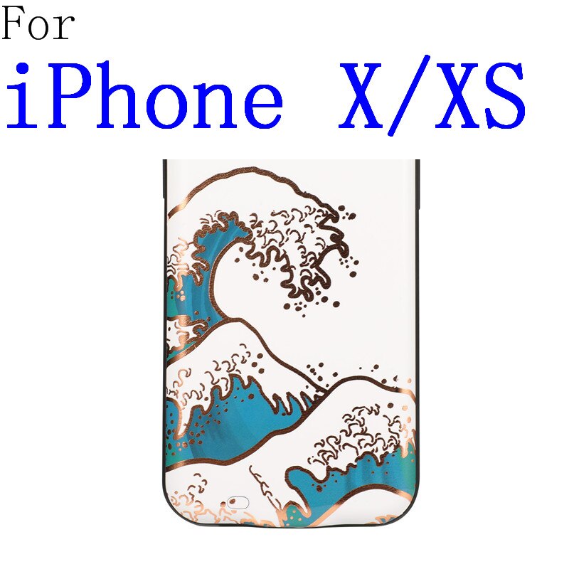 Oplader Voor Iphone X Xr Xs 11 Pro Max Slanke Draagbare Batterij Opladen Case Voor Iphone Se 6 6S 7 8 Plus Pover Bank: iX-LH