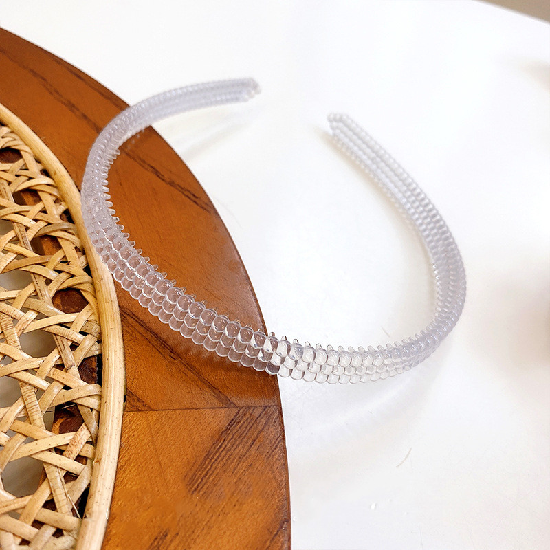 Frauen Klassische Schwarz Braun Kunststoff Stirnbänder Dünnen Klar matt Helle Farbe Haarbänder Nicht-Unterhose Haar Band Für Höhle Täglichen Verschleiß