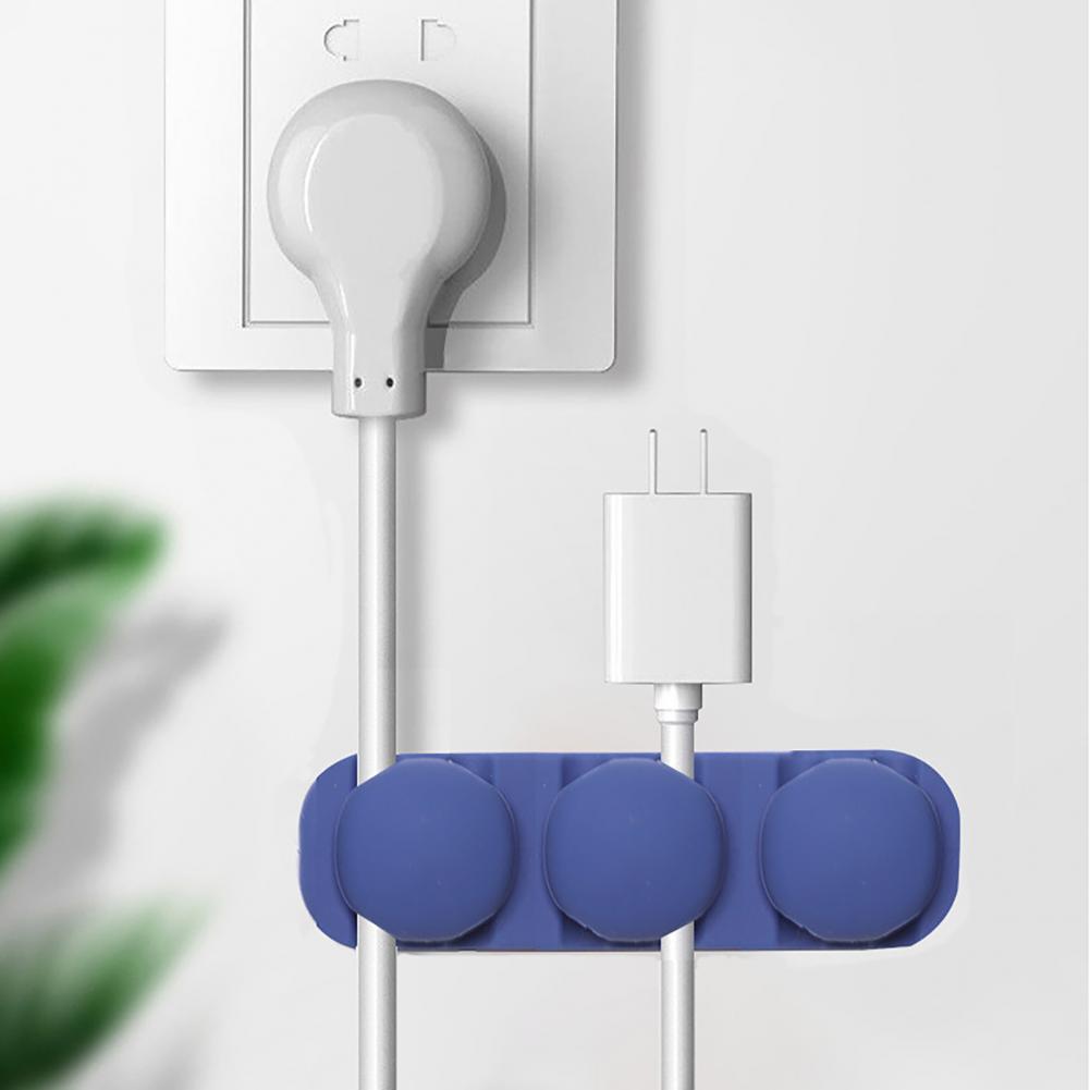 Organisateur de fil Compact et utile, 4/6 trous, gain de place, fixation de câble Portable, Flexible pour la maison