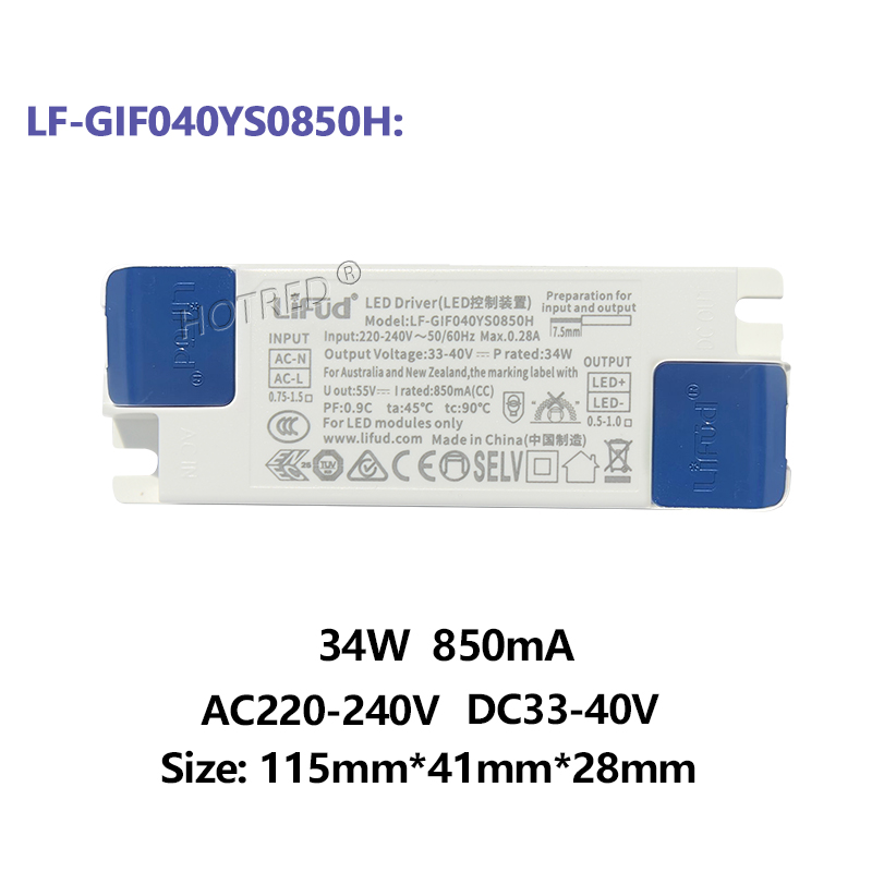 LiFud LED pilote GIRxxxYM YS 8W 30W 40W 50W 60W sans scintillement LED transformateur 350mA 600mA 900mA 1000mA 1200mA 1300mA 1400mA 1500mA: Orange Rouge