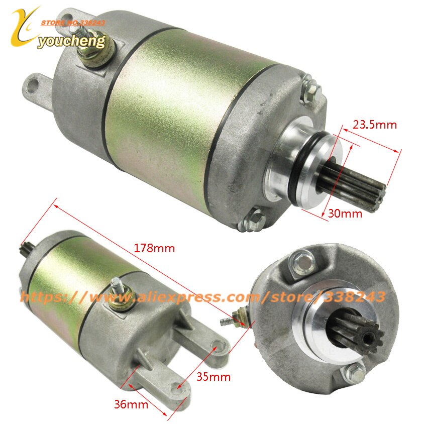 Majeste Scooter 250cc Start Motor Linhai 300 400cc ATV YP250 Motor Gebroken Motor Reparatie Onderdelen MD-169