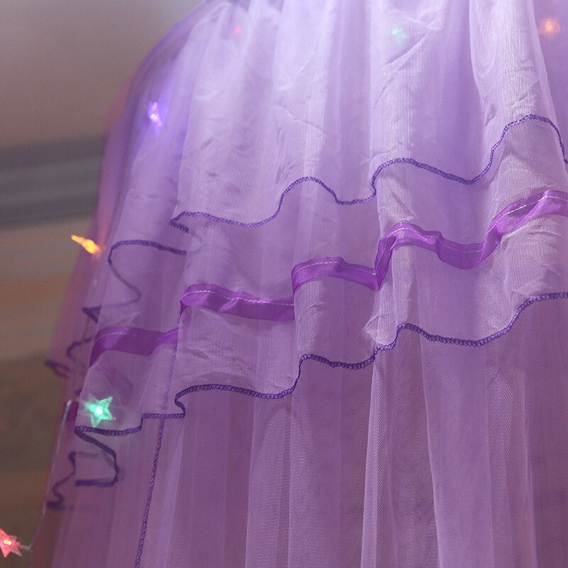 Summer Hung Dome Mosquito Net For Double Bed Polyester Mesh Fabric Bed Curtain Home bedroom Baby Adults Hanging Decor
