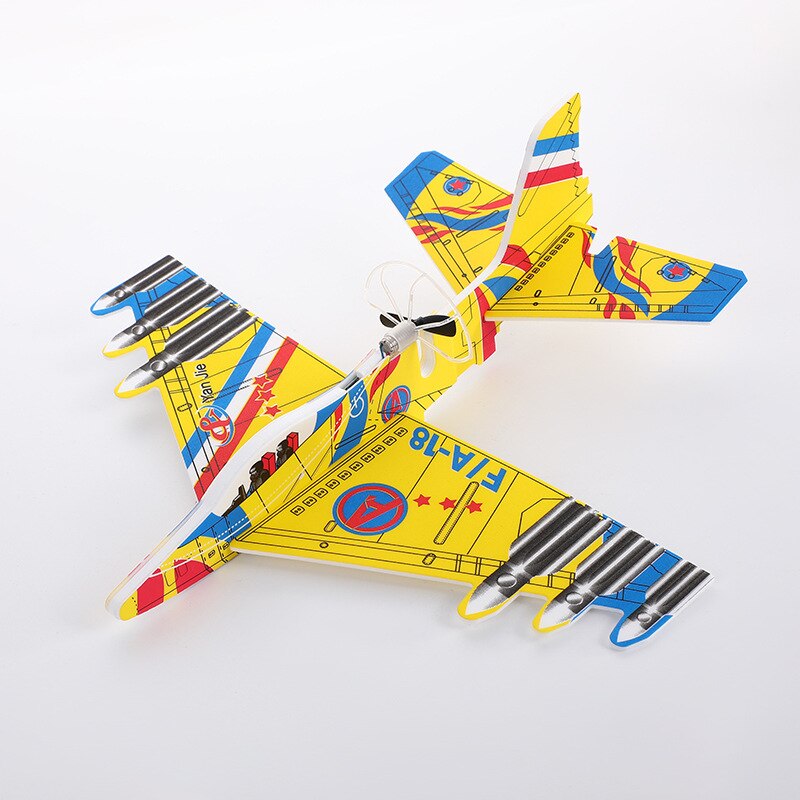 3D Foam Electric Powered Airplane Aircraft PP Assemble Warcraft: Yellow