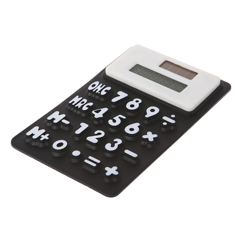 Foldable Soft Silicone Handheld Scientific Solar Calculator For School Office