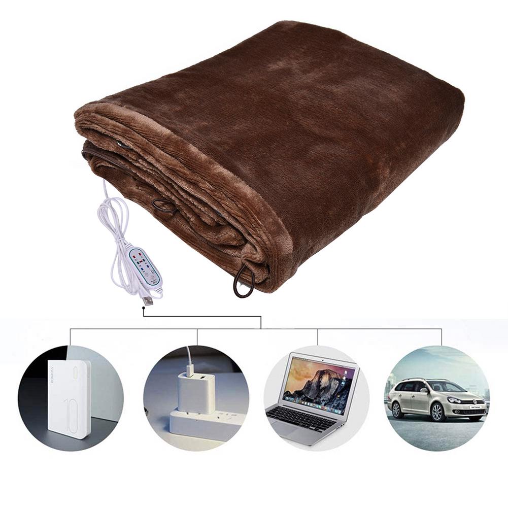 USB Electric Clothing Heating Blanket Shawl Detachable Washable Comfortable 3 Heat Settings With Timing Function Heated Shawl