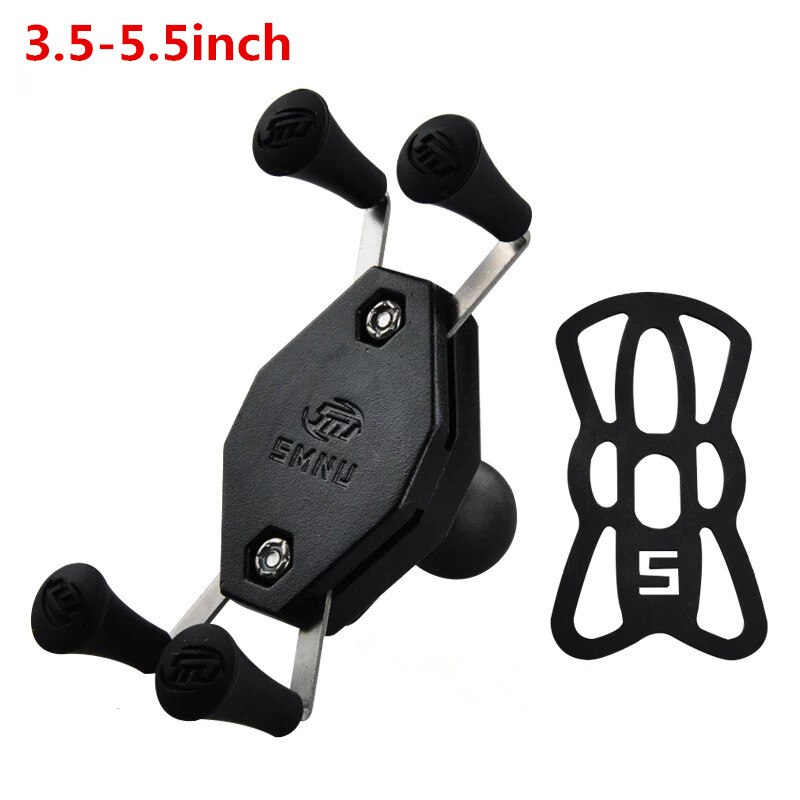 Support de berceau de téléphone portable pour téléphone portable x-grip universel avec boule de 1 pouce pour supports RAM: Small