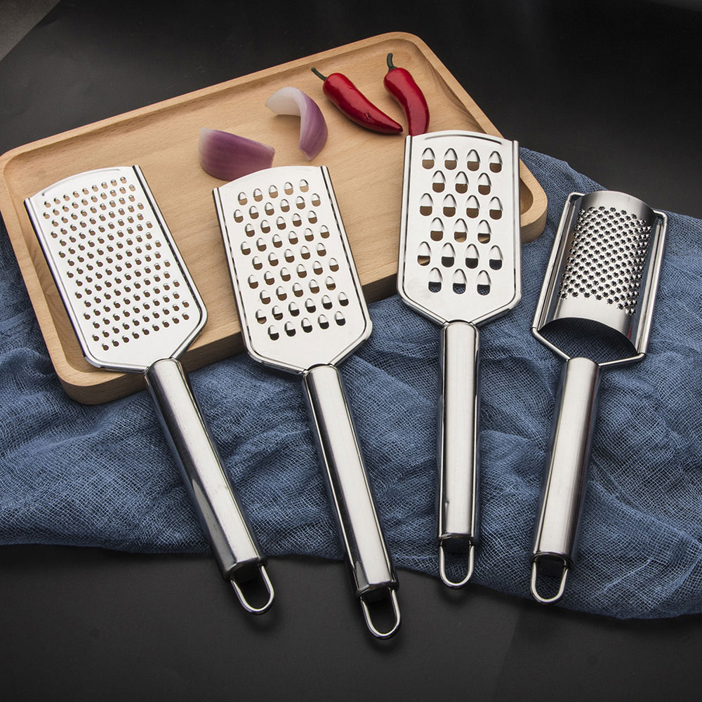 Stainless Steel Handheld Cheese Grater Multi purpose Kitchen Food Graters for Cheese Chocolate Butter Fruit Vegetable