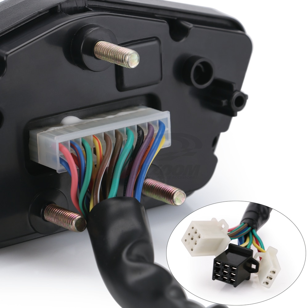 Universal Motorcycle LCD Digital Gauge Panel Speedometer Tachometer Odometer For Motorbike Scooter Motocross ATV enduro etc