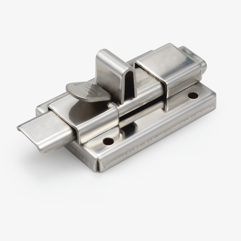 Latch Stainless Steel Bolt Door Bolt Partition Wood Door Bathroom Cabinet Bolt Latch Double Head Plug Square Door Pin