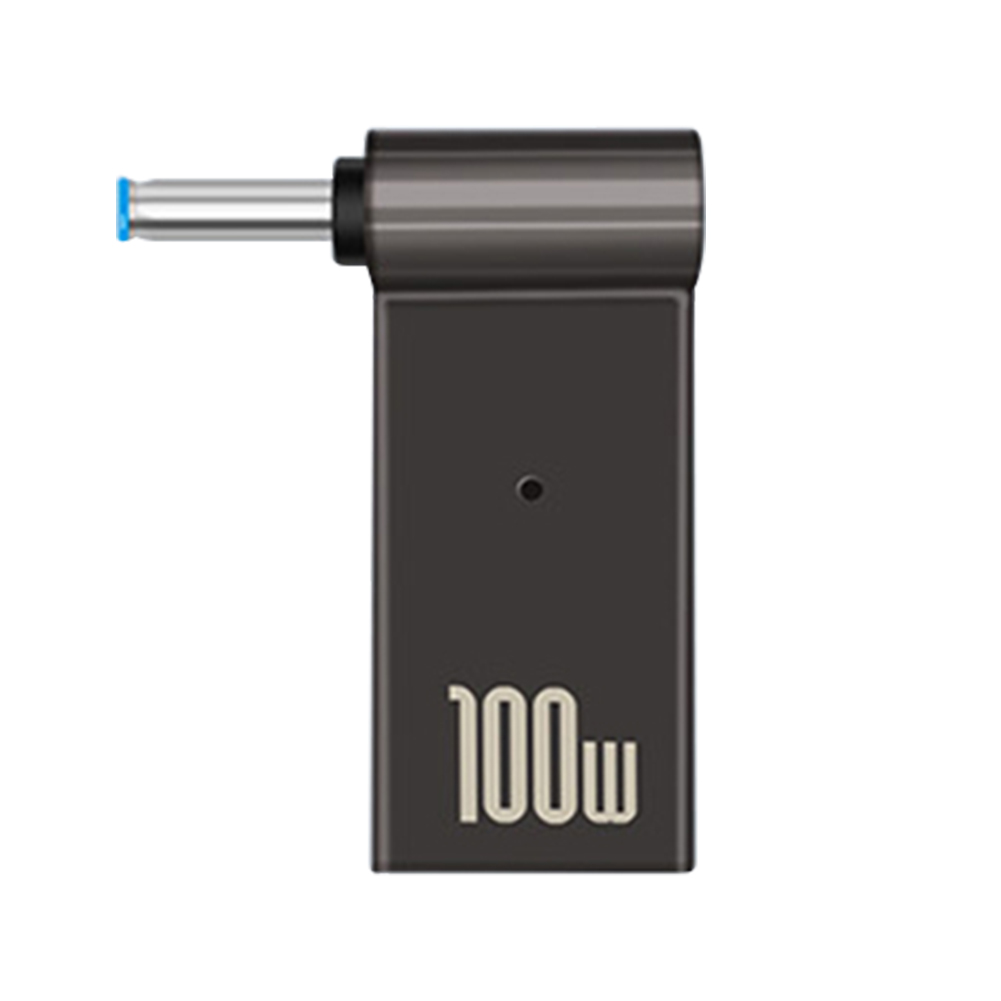 Pd 100w laptop strømstik usb type-c hun til dc han jack stik konverter til acer samsung asus lenovo hp dell notebook: 4.5 x 3.0mm hk