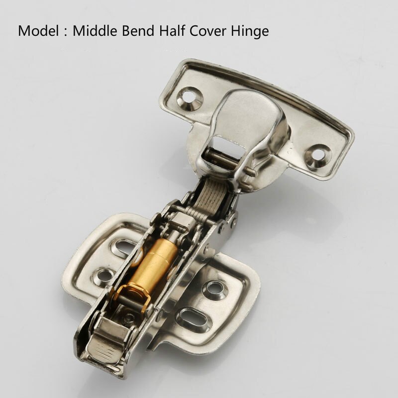 304 Stainless Steel Cabinet Hinges Hydraulic Spring Hinge Closet Drawer Cupboard Door Furniture Hardware