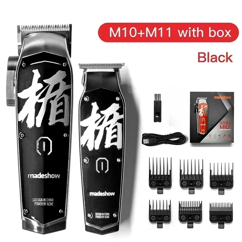 Madeshow M10 M11 Hair Clippers for men,Cordless Hair Clipper,Hair Trimmer For Men,Haircut Machine For Barbershop,Beard Trimmer