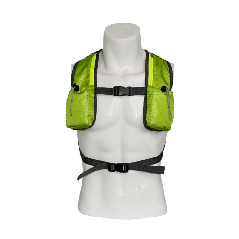 Udendørs sport løbevægt jakke vægtet løbevest marathon fitness hydration vest pack sport vandre cykel vest