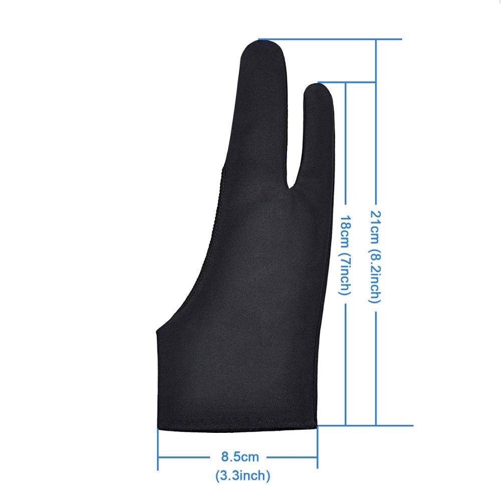 KIM YUAN Anti-missing handschoenen Professionele twee-vinger handschoenen Handschoenen touch anti-missing platte anti-zweet schilderen