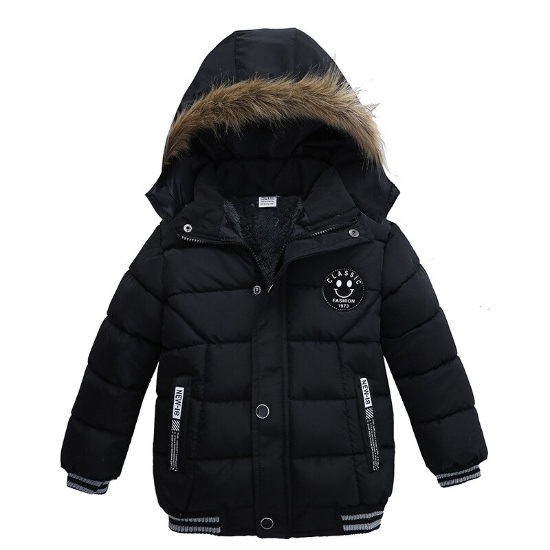 Jongen Lange Jas Kinderen Winter Dikke Warme Kleding Kinderen Faux Fur Capuchon Uitloper Kostuum Voor 2 3 4 5 Jaar