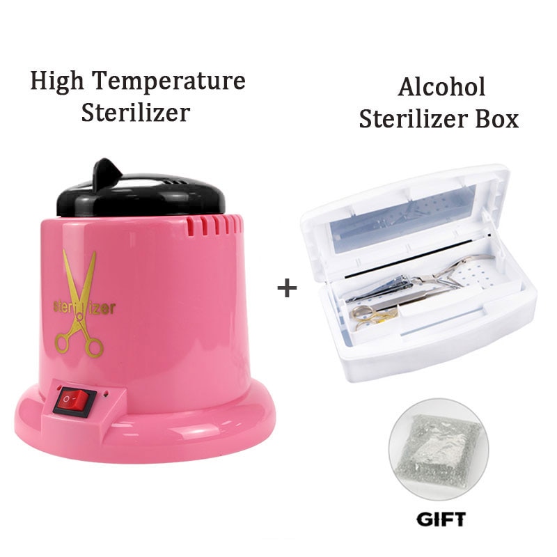 Alcohol Desinfectie Sterilisator Lade Box Disinfector Manicure Implementeren Tool Salon Nail Metalen Gereedschap Hoge Temperatuur Sterilisator