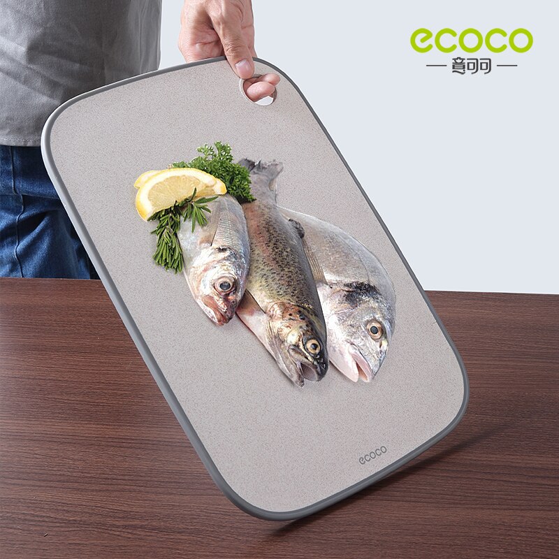 ECOCO Kitchen Chopping Blocks Food Cutting Board Not Moldy Classification Outdoors Camping Vegetable Fruits Meats Bread Cutting