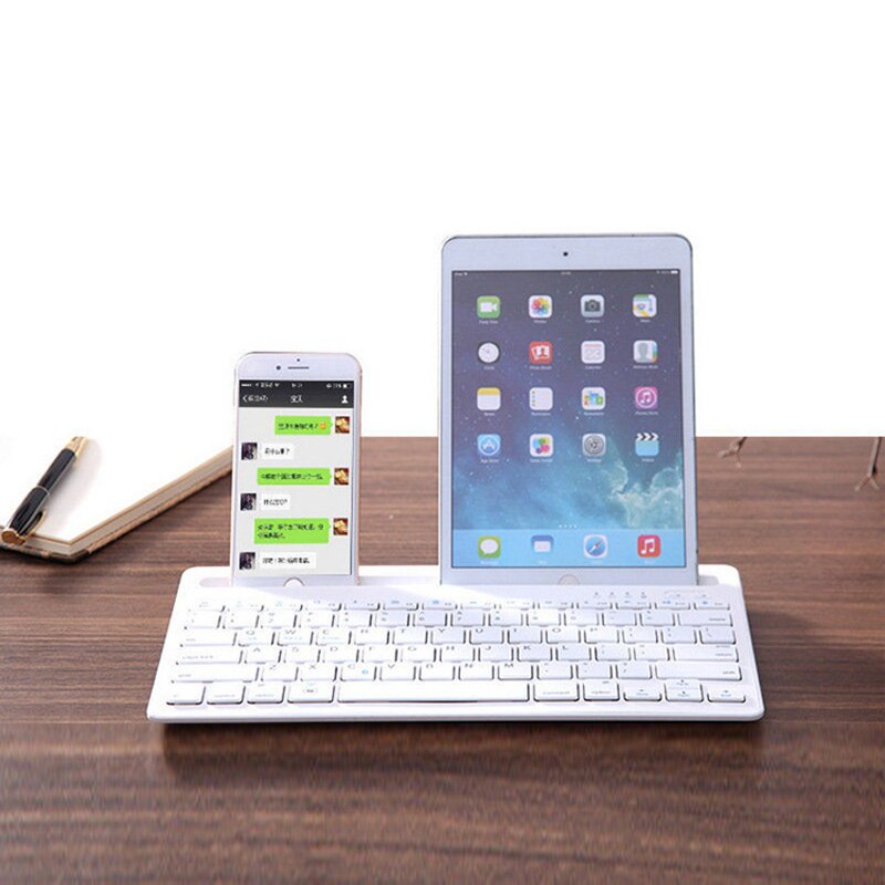 Phablet notebook silent keyboard multi-system support integrated card slot Bluetooth keyboard smart power saving anti-skid comfo